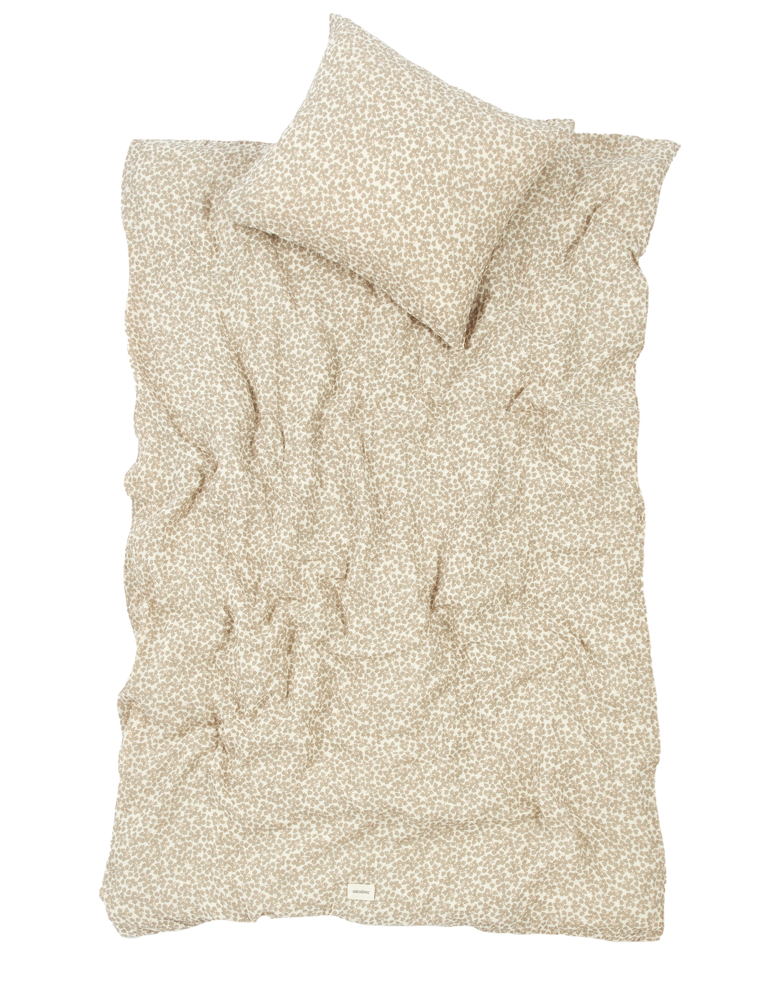 Kid duvet cover set in washed double muslin Wabi-Sabi