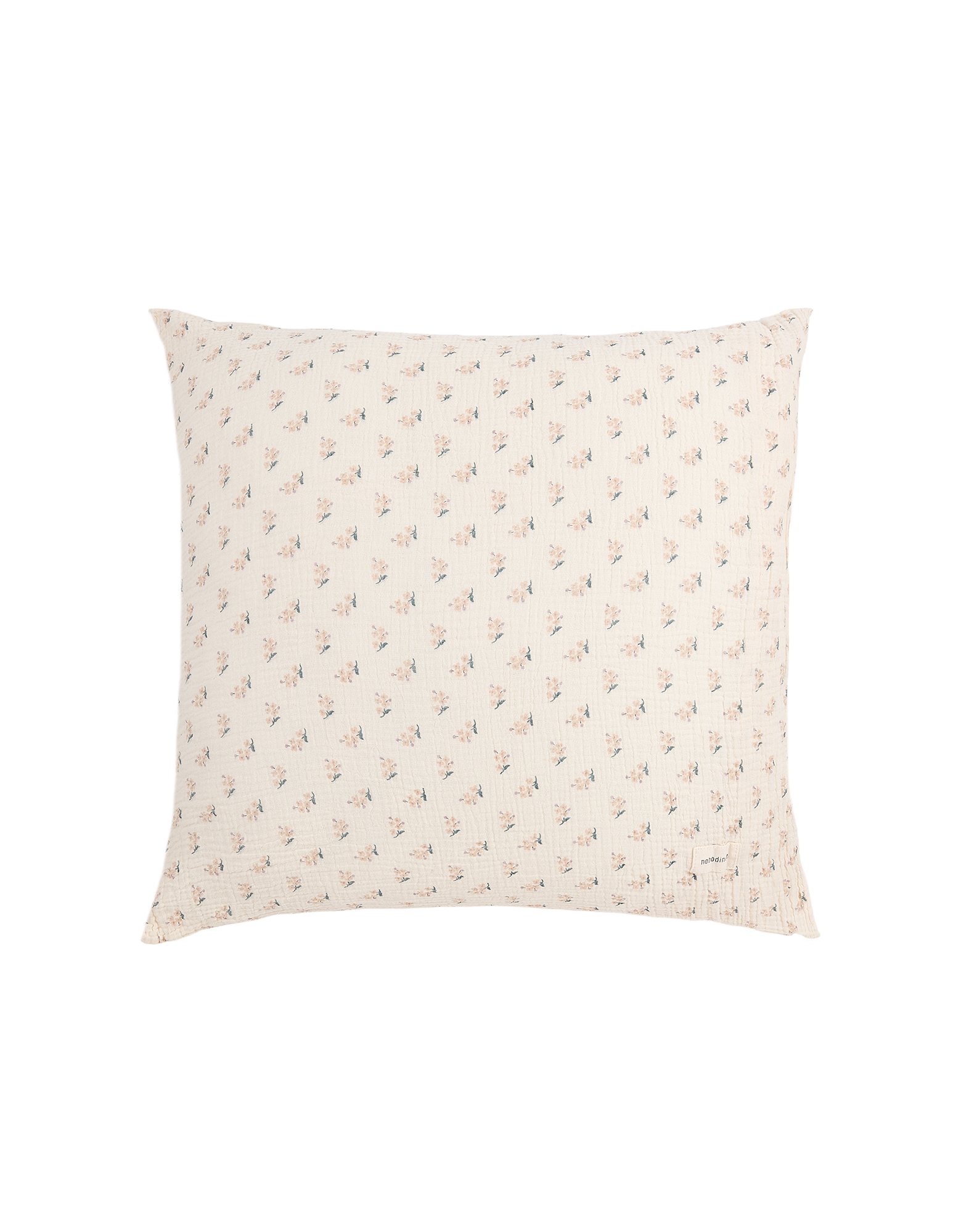 Taie d'oreiller en double gaze de coton lavé 60x60 cm Wabi-Sabi