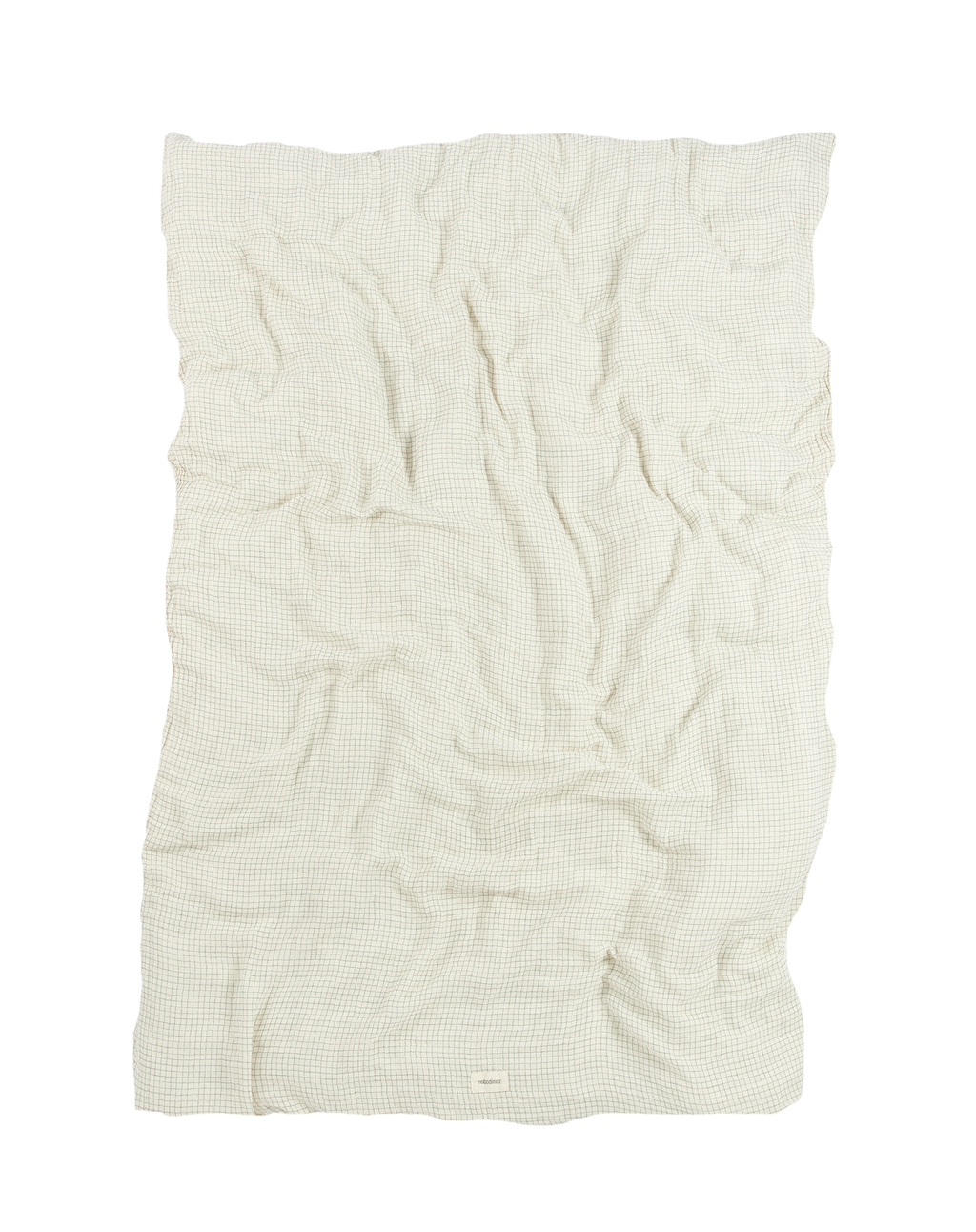 Single duvet cover in washed double muslin Wabi-Sabi