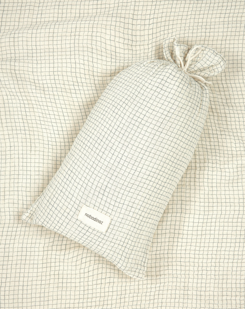 Single duvet cover in washed double muslin Wabi-Sabi