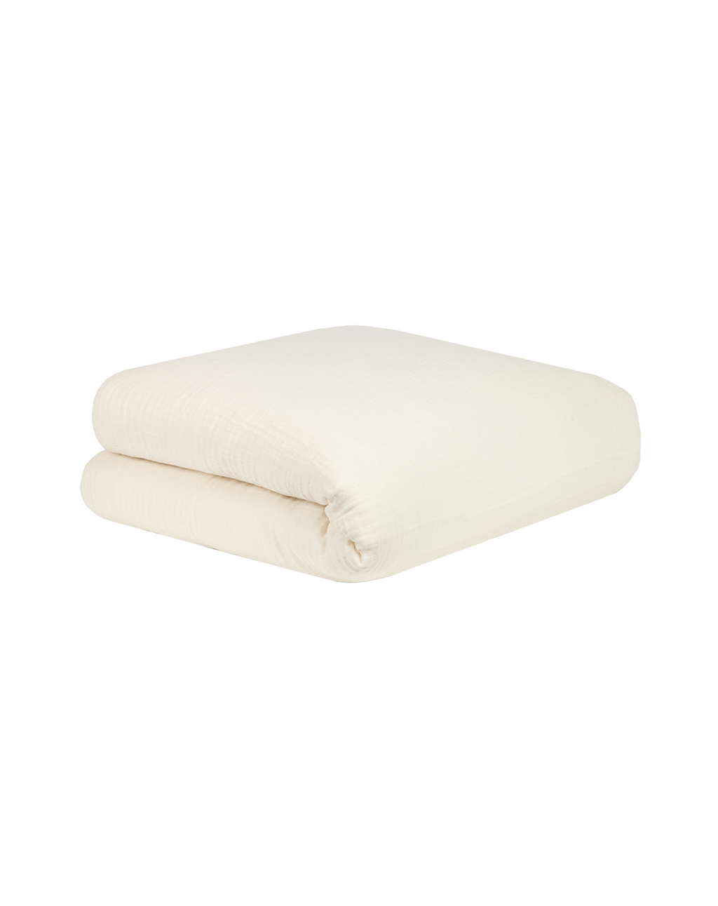 Single duvet cover in washed double muslin Wabi-Sabi