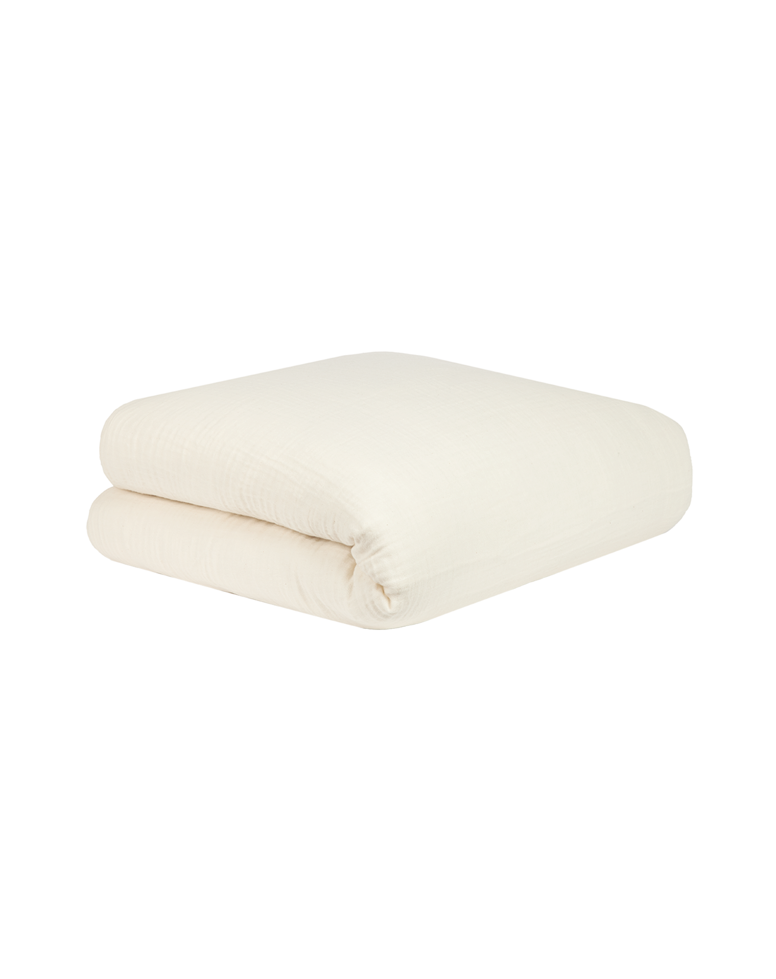 Housse de couette lit individuel en double gaze de coton lavée Wabi-Sabi