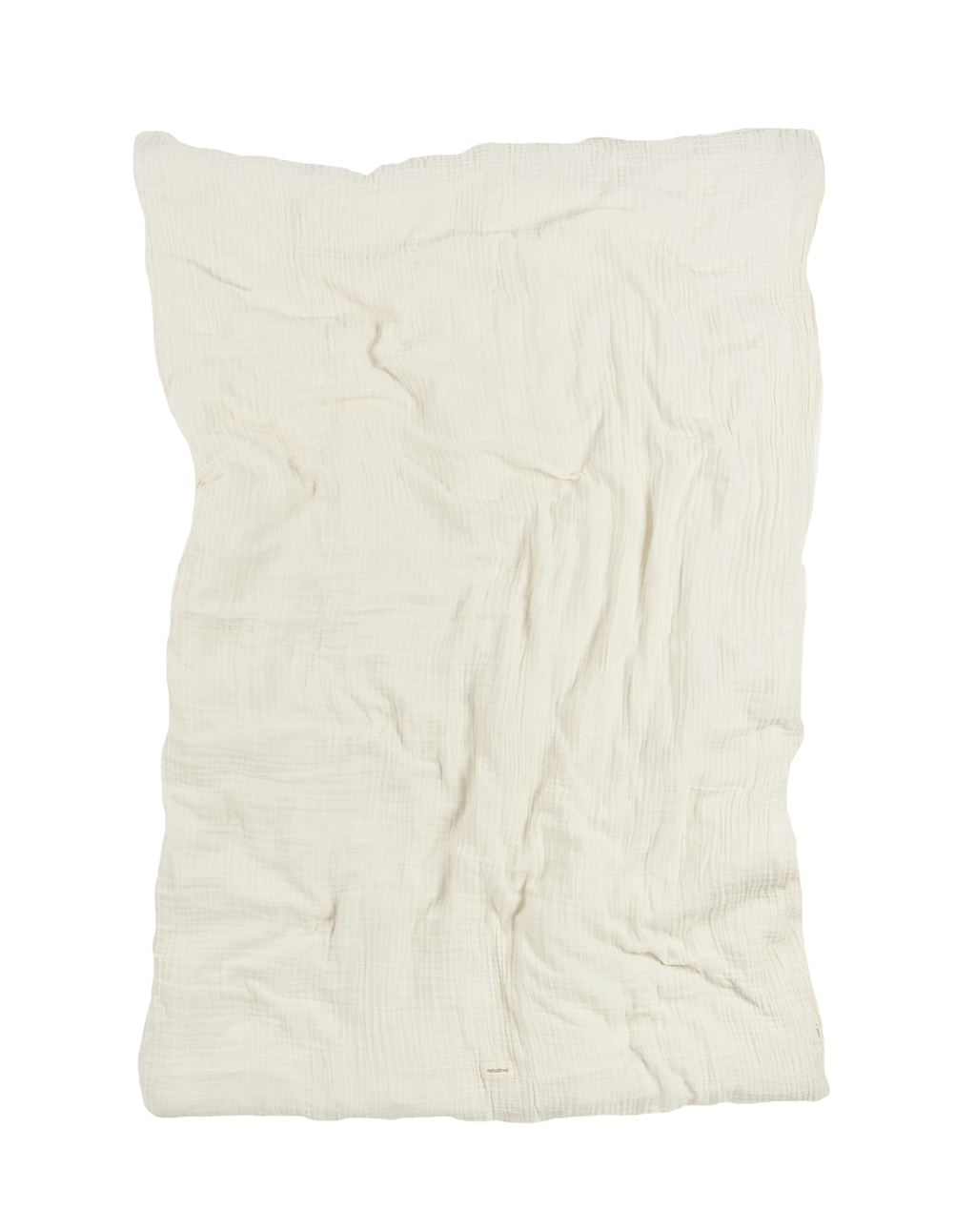 Single duvet cover in washed double muslin Wabi-Sabi
