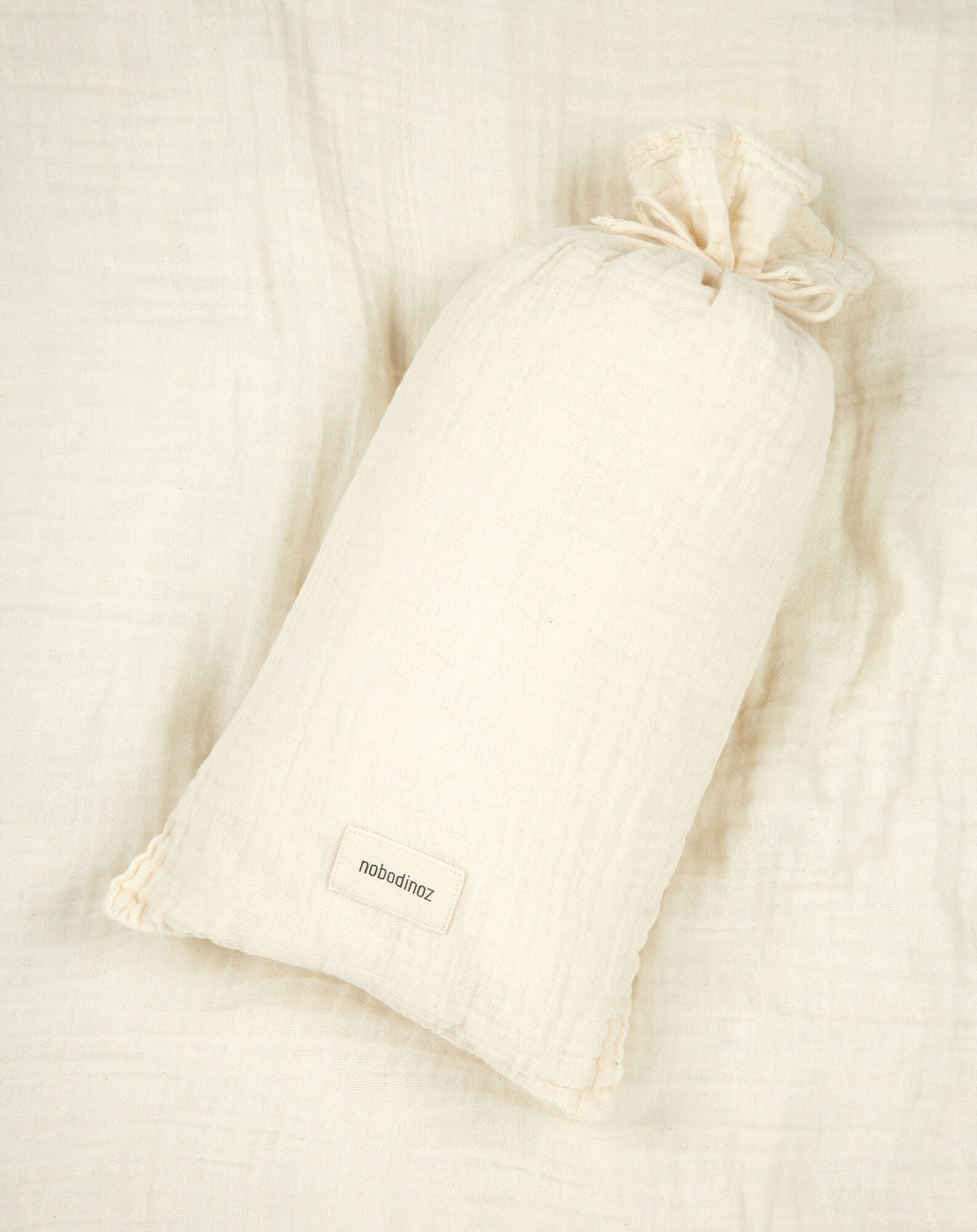 Single duvet cover in washed double muslin Wabi-Sabi
