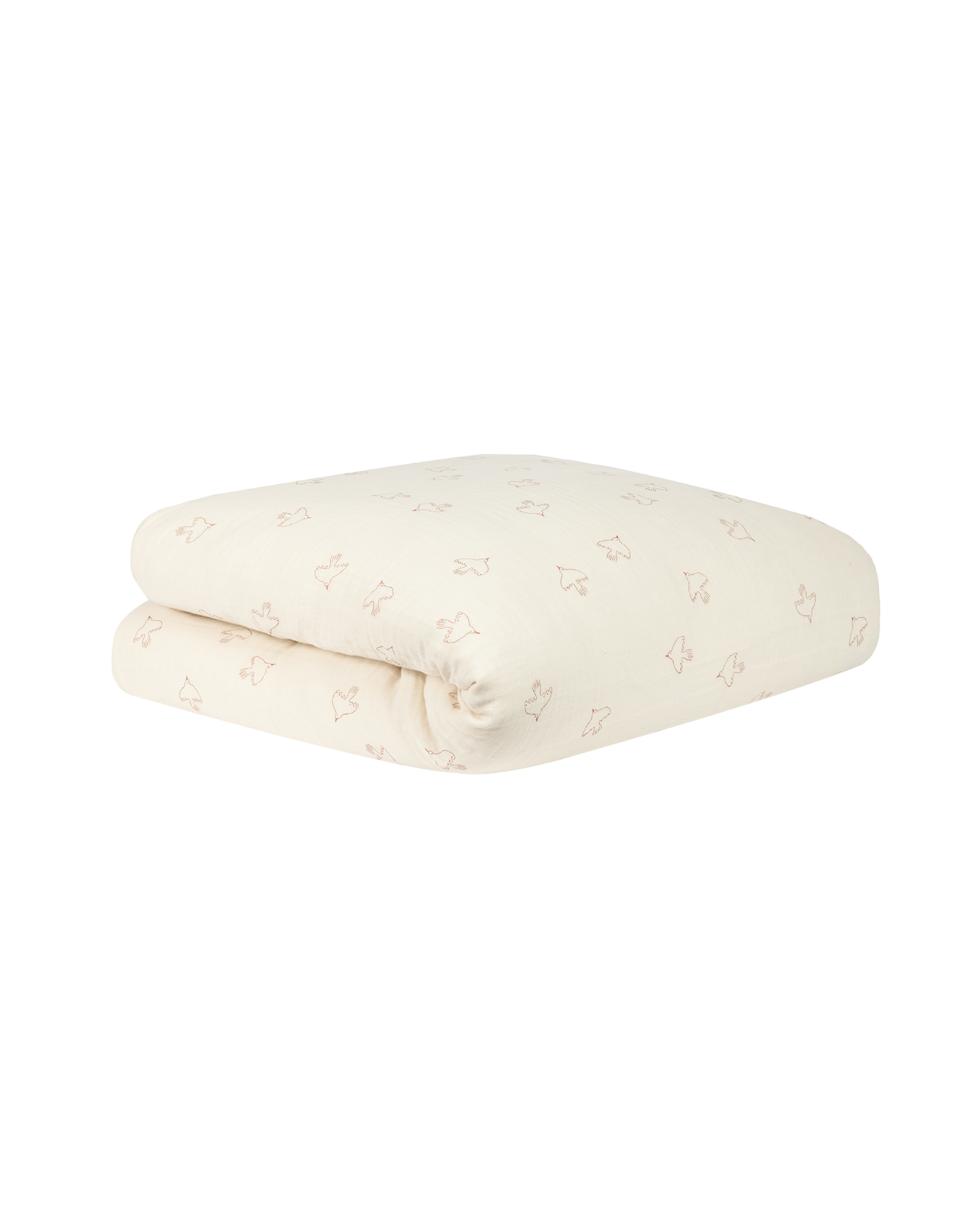 Housse de couette lit individuel en double gaze de coton lavée Wabi-Sabi