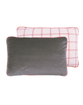 Cojín rectangular doble cara Eco-terciopelo