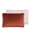 Cojín rectangular doble cara Eco-terciopelo