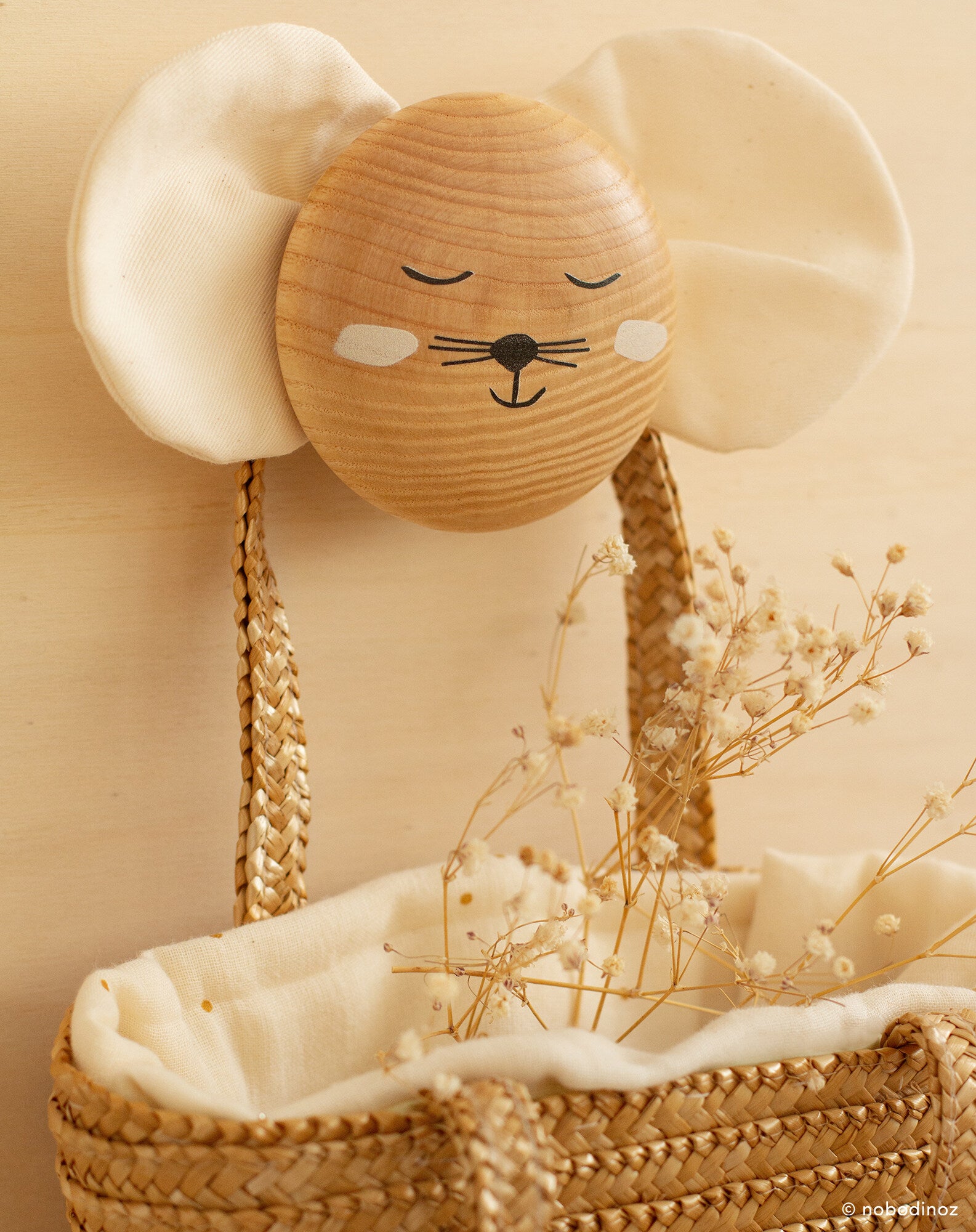 Patère en bois