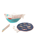 Wooden fishing game