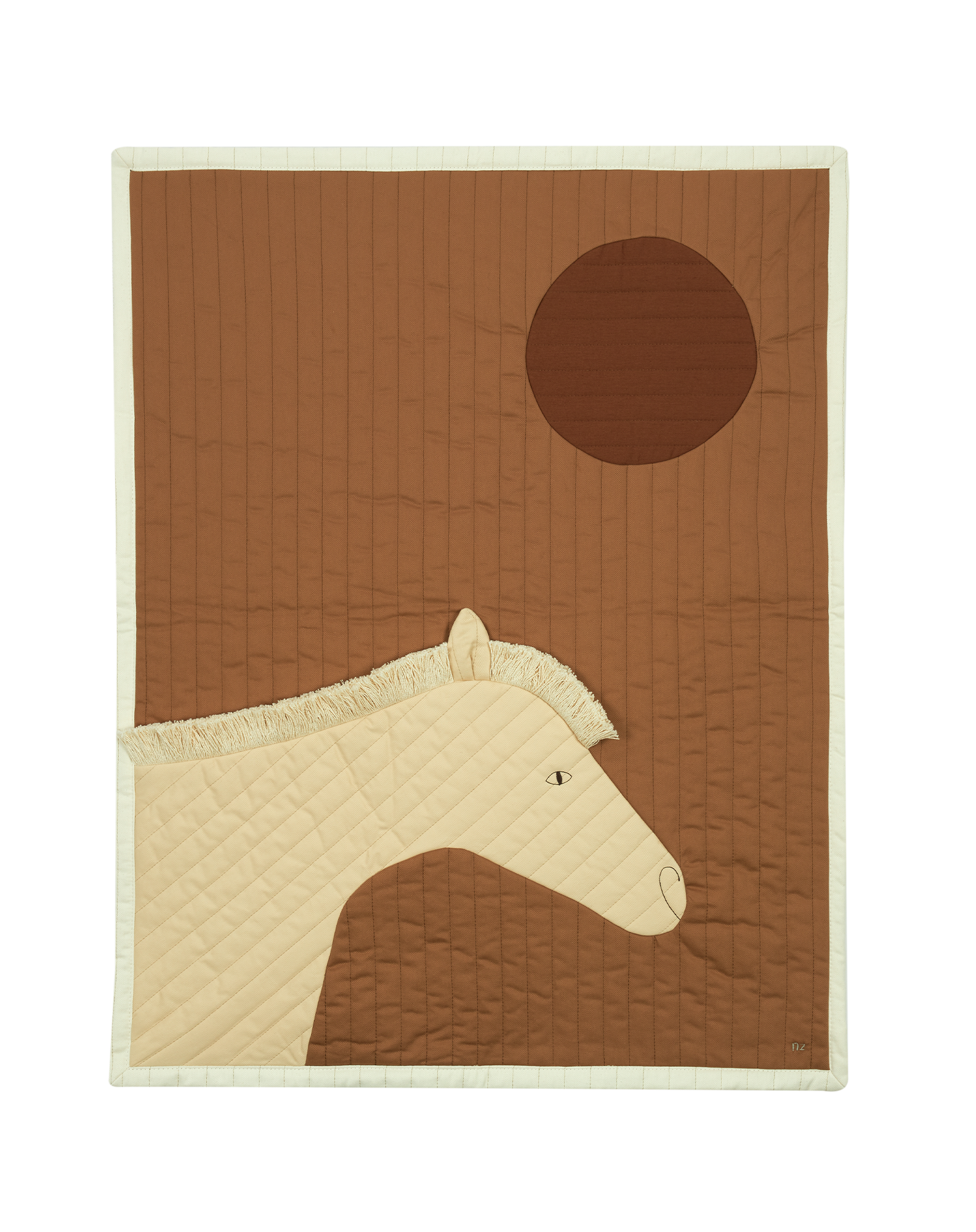 Horse quilted blanket