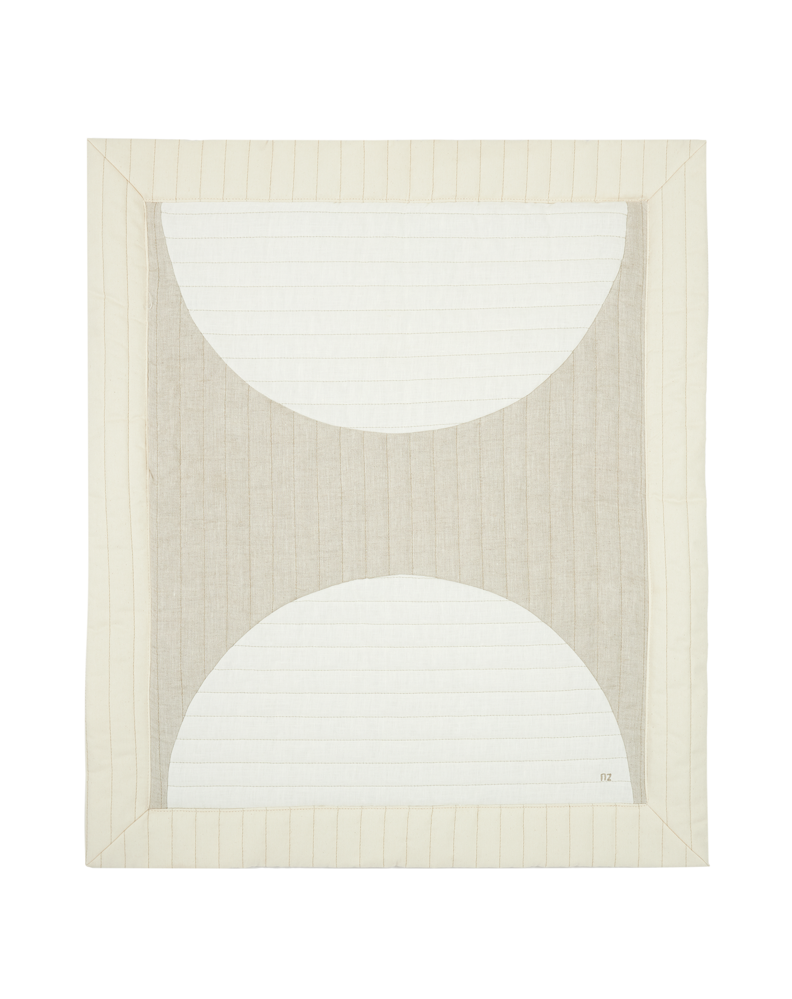 Lin français moon quilted blanket