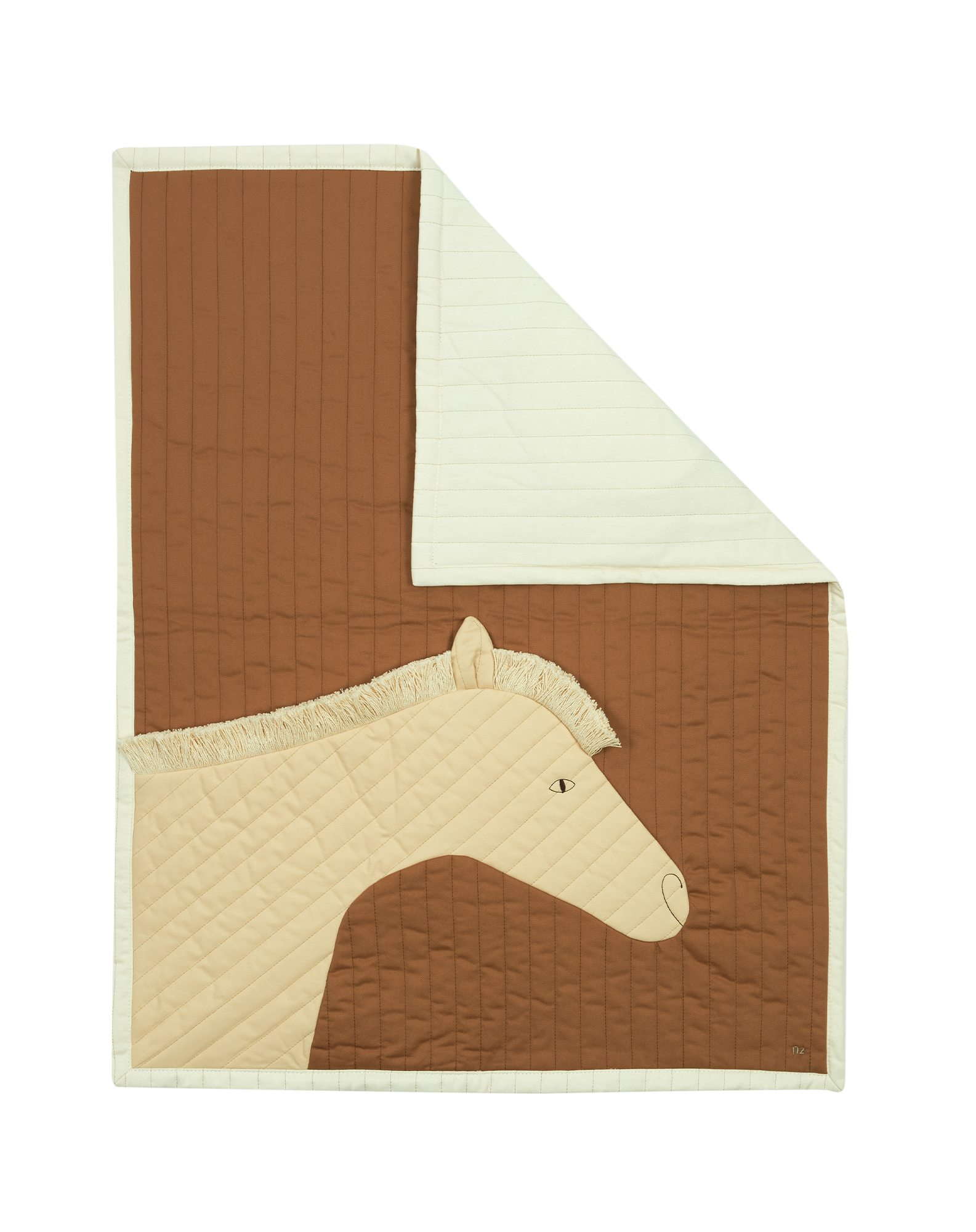 Horse quilted blanket