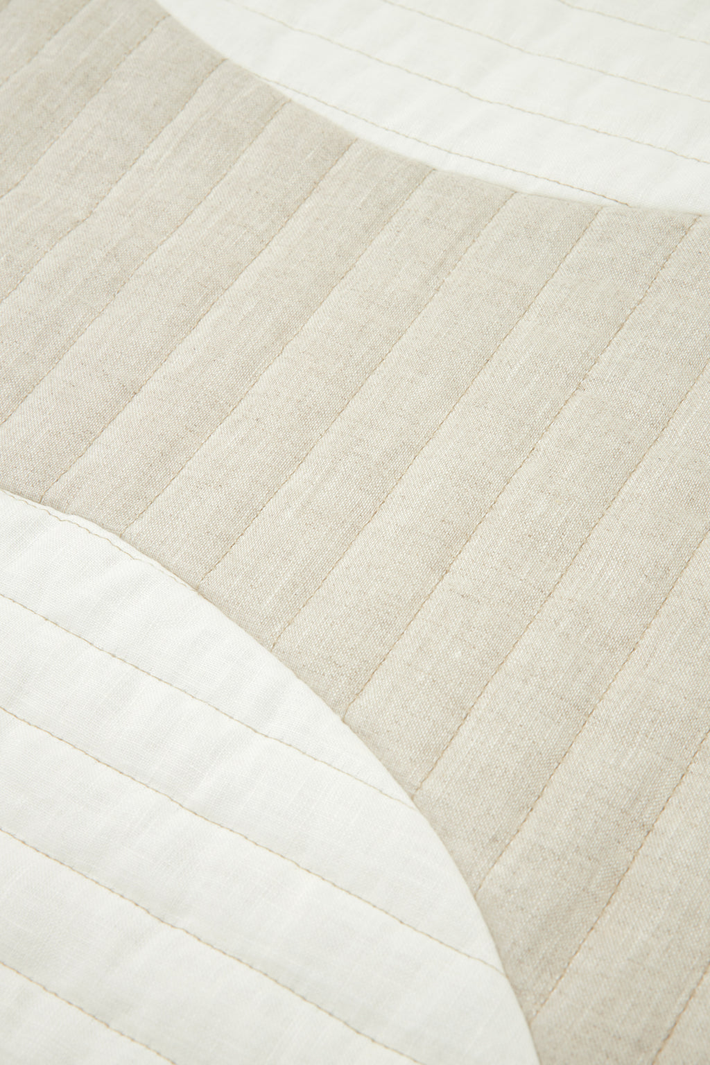 Plaid matelassé moon en lin français
