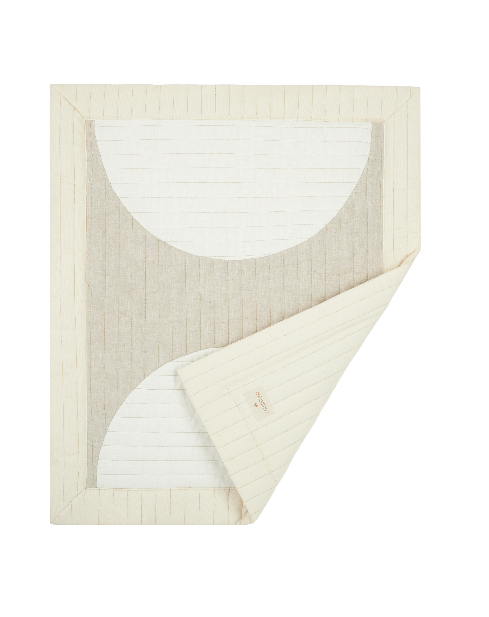 Lin français moon quilted blanket