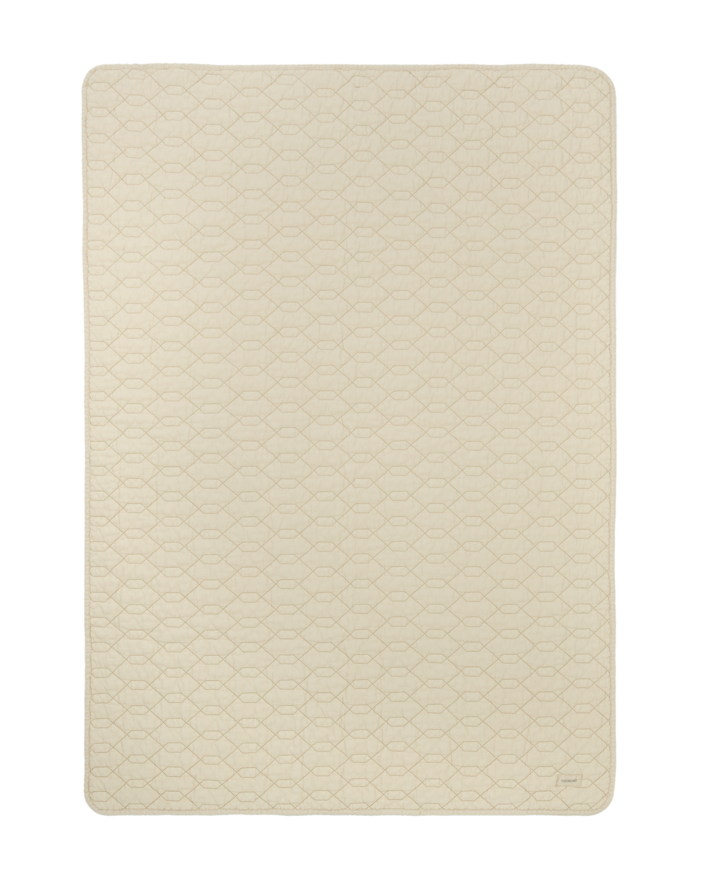 Quilted blanket in washed cotton Wabi-Sabi