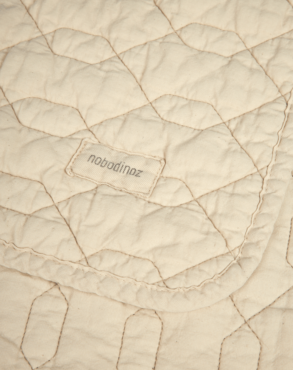Quilted blanket in washed cotton Wabi-Sabi