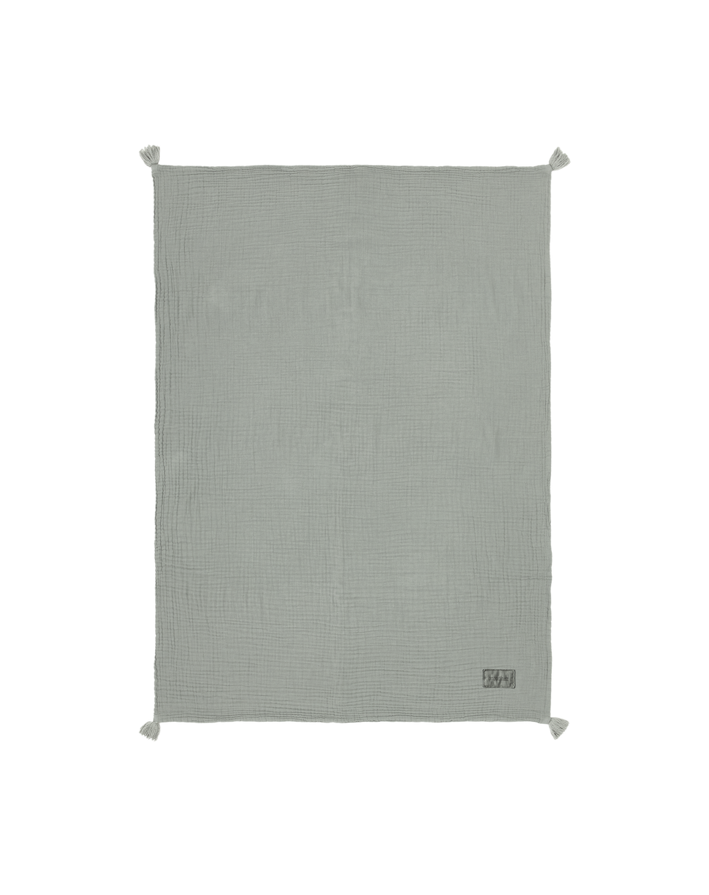 Blanket in washed double muslin Wabi-Sabi