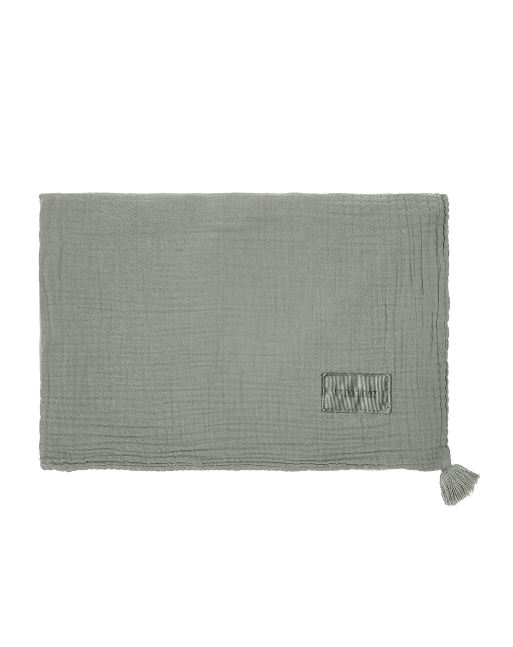 Blanket in washed double muslin Wabi-Sabi