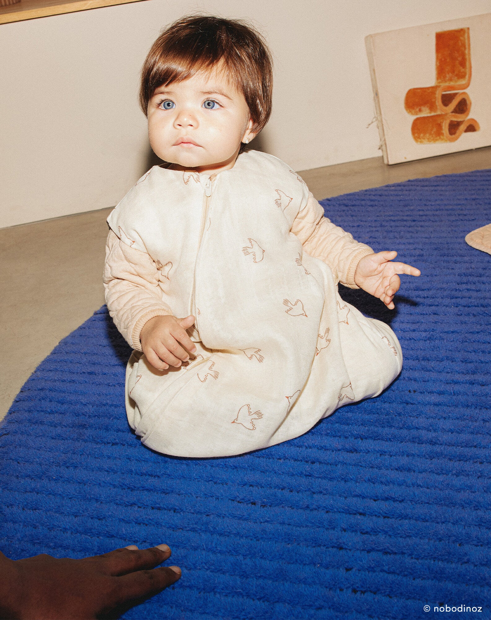 Baby sleeping bag light double muslin 0-6 m Sweety Wabi-Sabi
