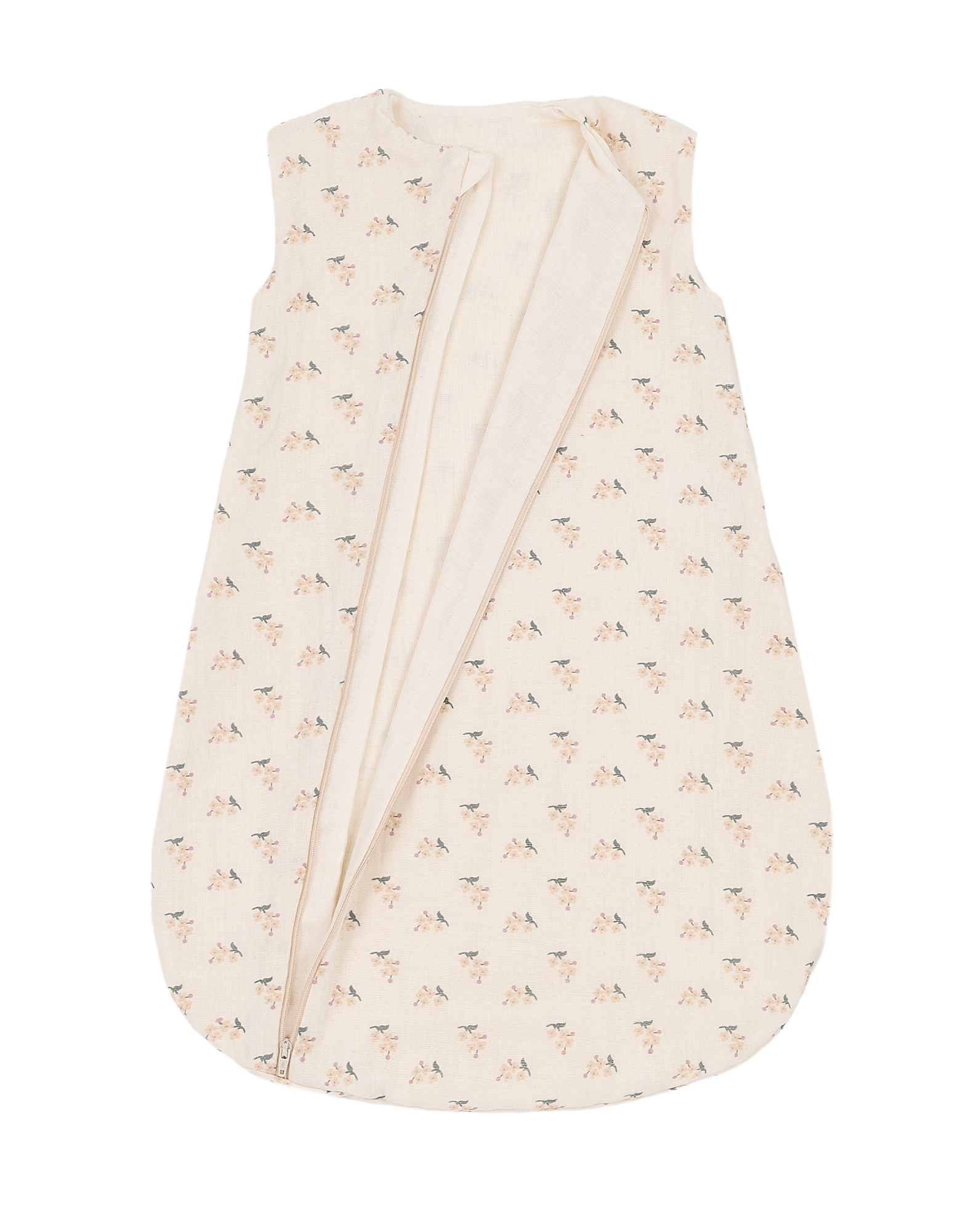 Baby sleeping bag light double muslin 0-6 m Sweety Wabi-Sabi