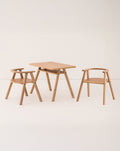 Conjunto mesa infantil con 2 sillas Growing Green