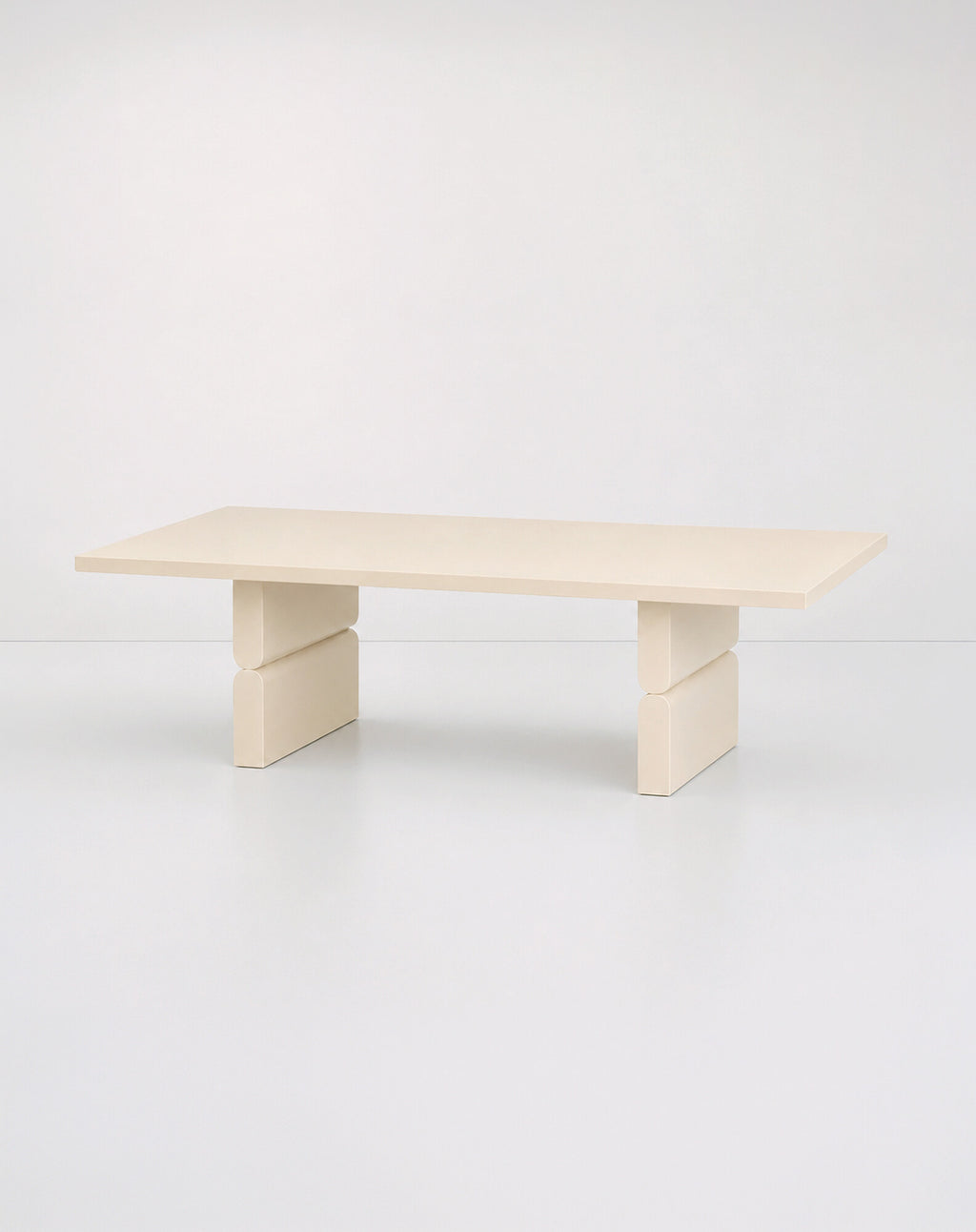 Mesa de centro de madera pintada noon