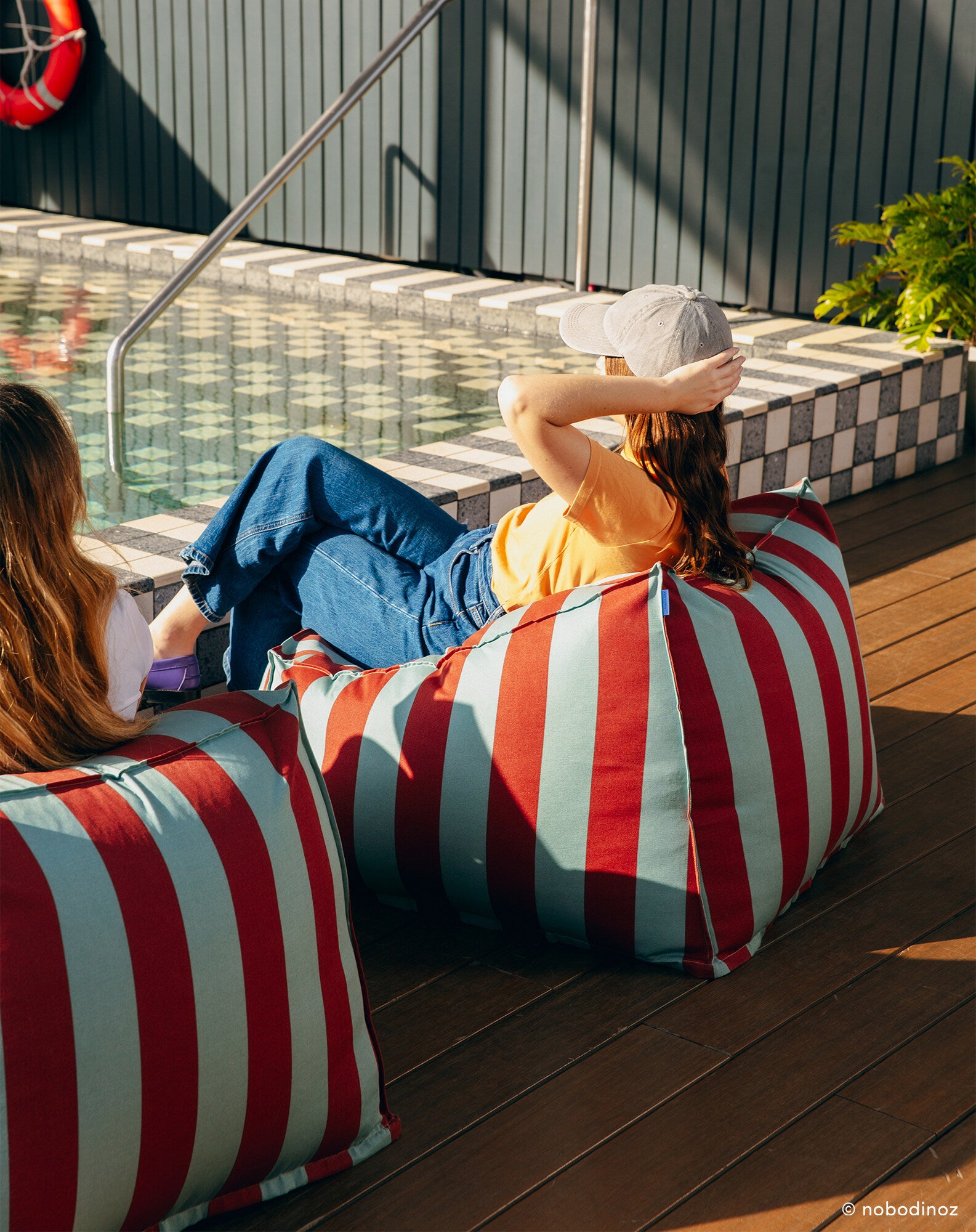 Outdoor armchair beanbag - adult size - Lenny