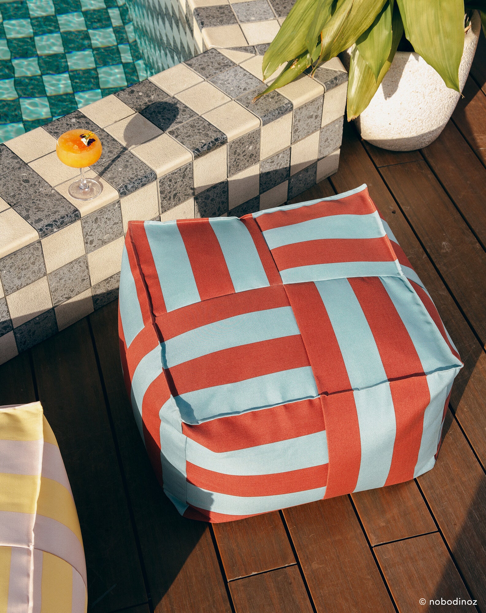 Outdoor ottoman beanbag - adult size - Otto