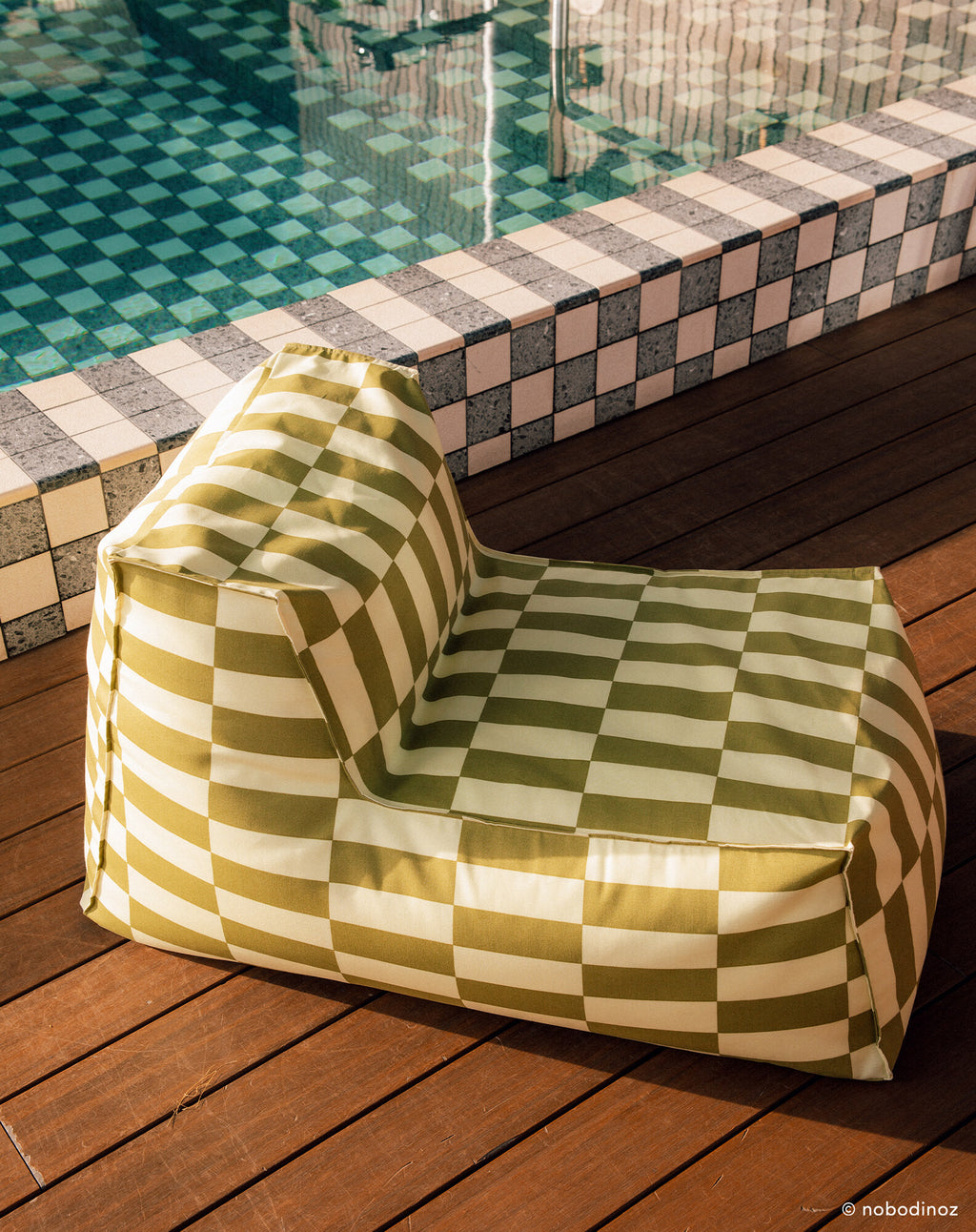 Pouf long d'extérieur - taille adult - Matteo