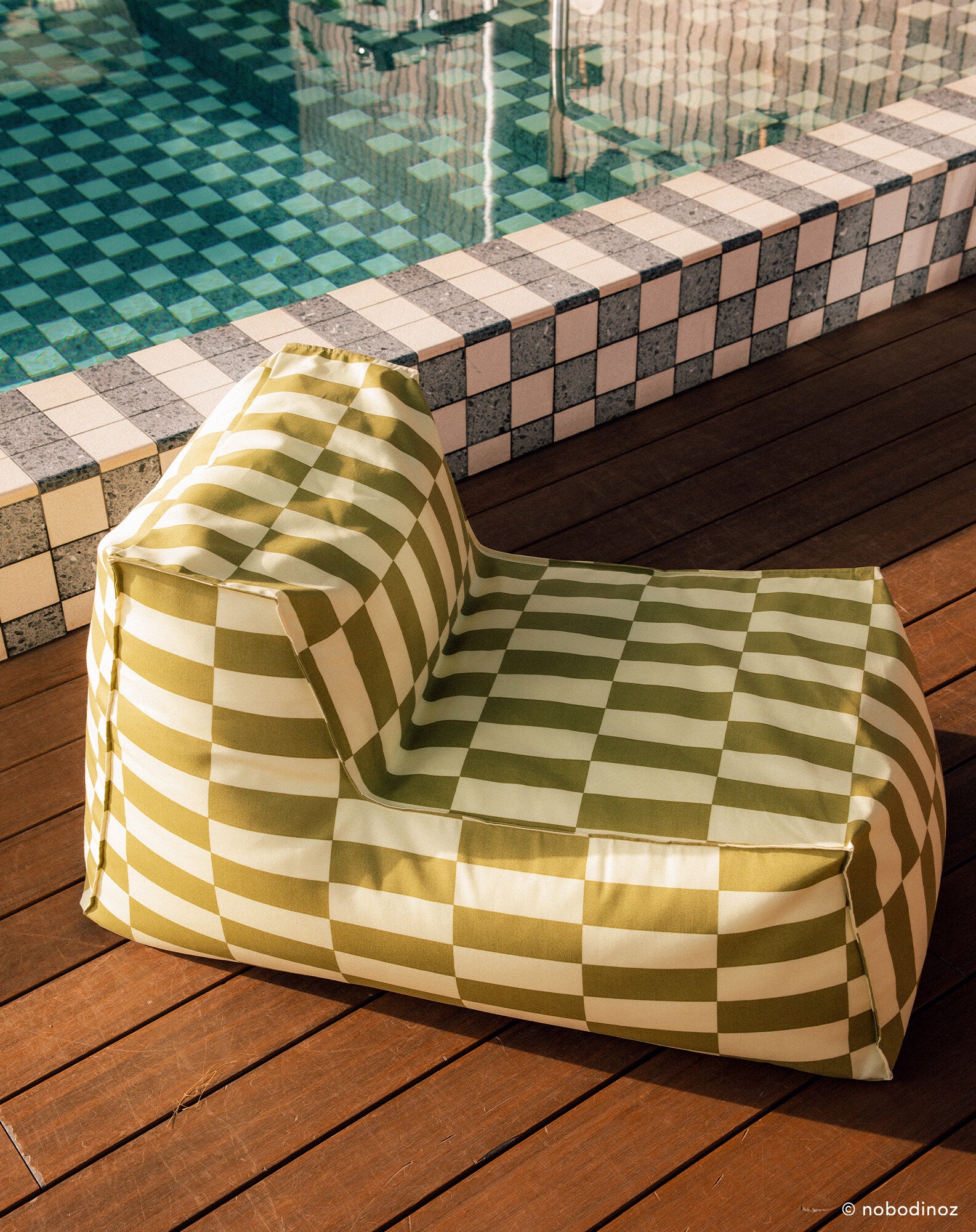Pouf long d'extérieur - taille adult - Matteo
