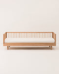 Pack oak wood single bed + sofa extension Pure