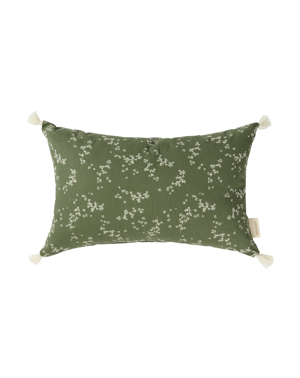 Coussin à pompons Stories