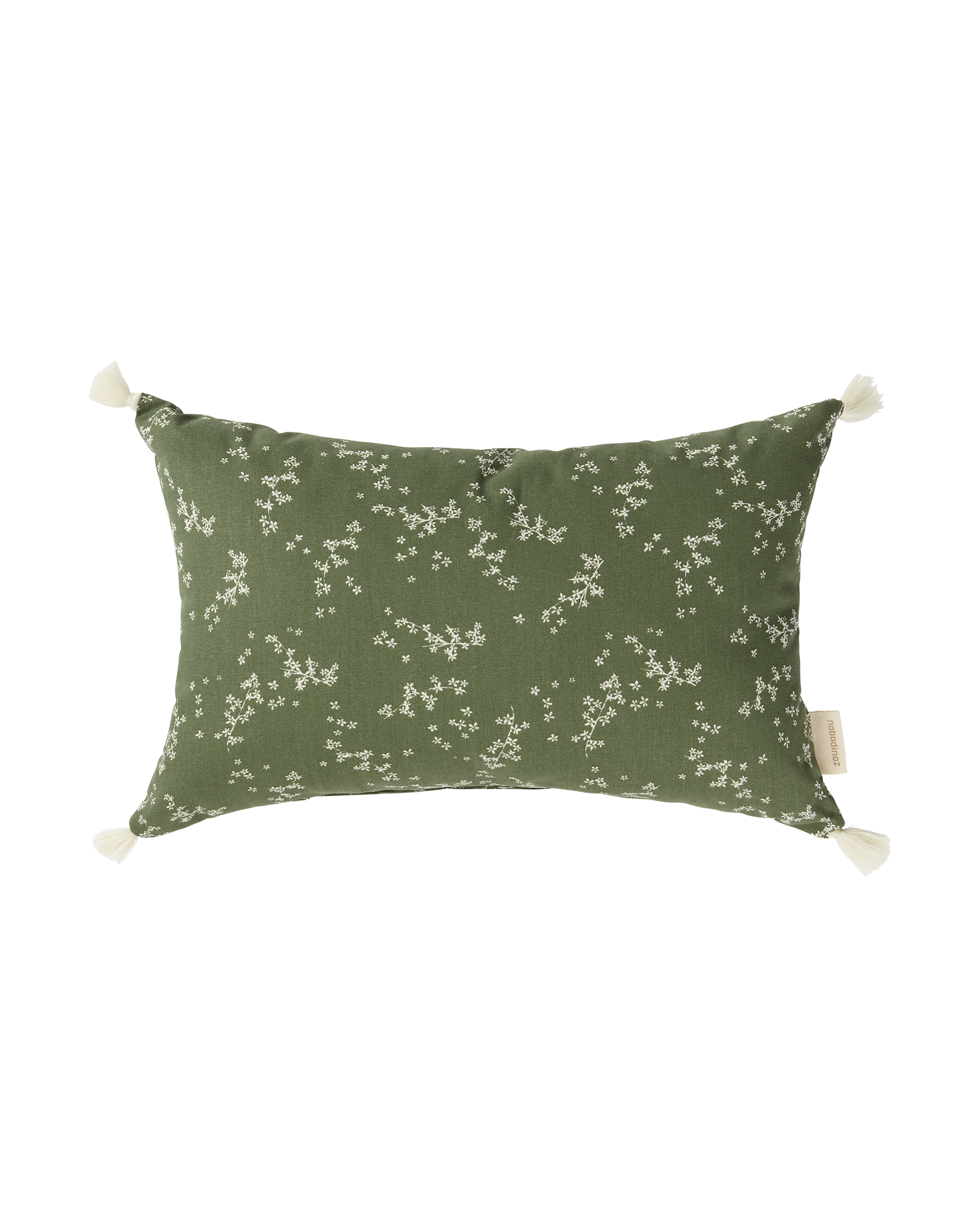Coussin à pompons Stories