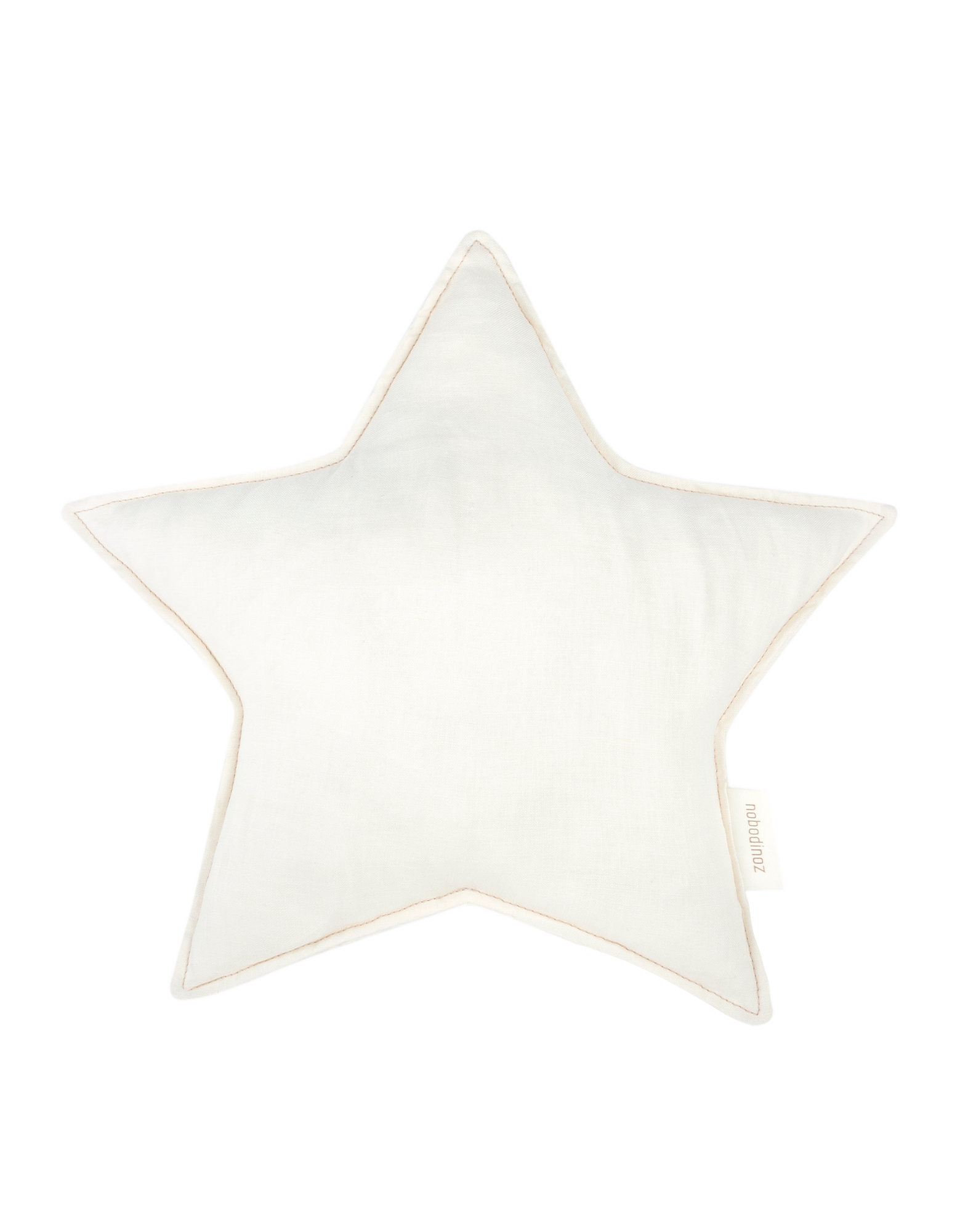 Coussin étoile en lin français lavé L1N0