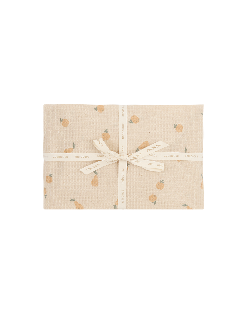 Changing mat cover in organic cotton honeycomb Opera