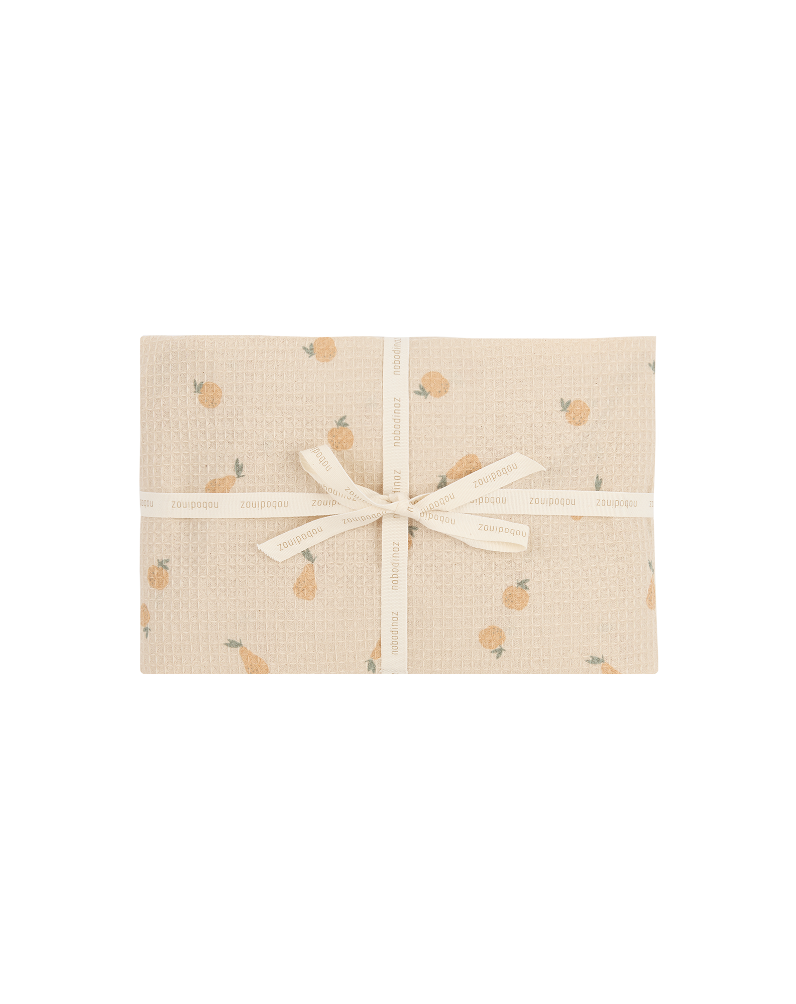 Changing mat cover in organic cotton honeycomb Opera