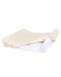Changing mat cover in organic cotton honeycomb Opera