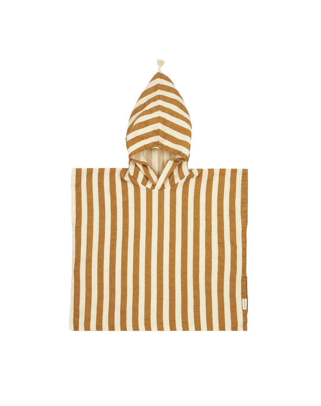Poncho de playa con forro de doble gasa de algodón Portofino 6-9 años