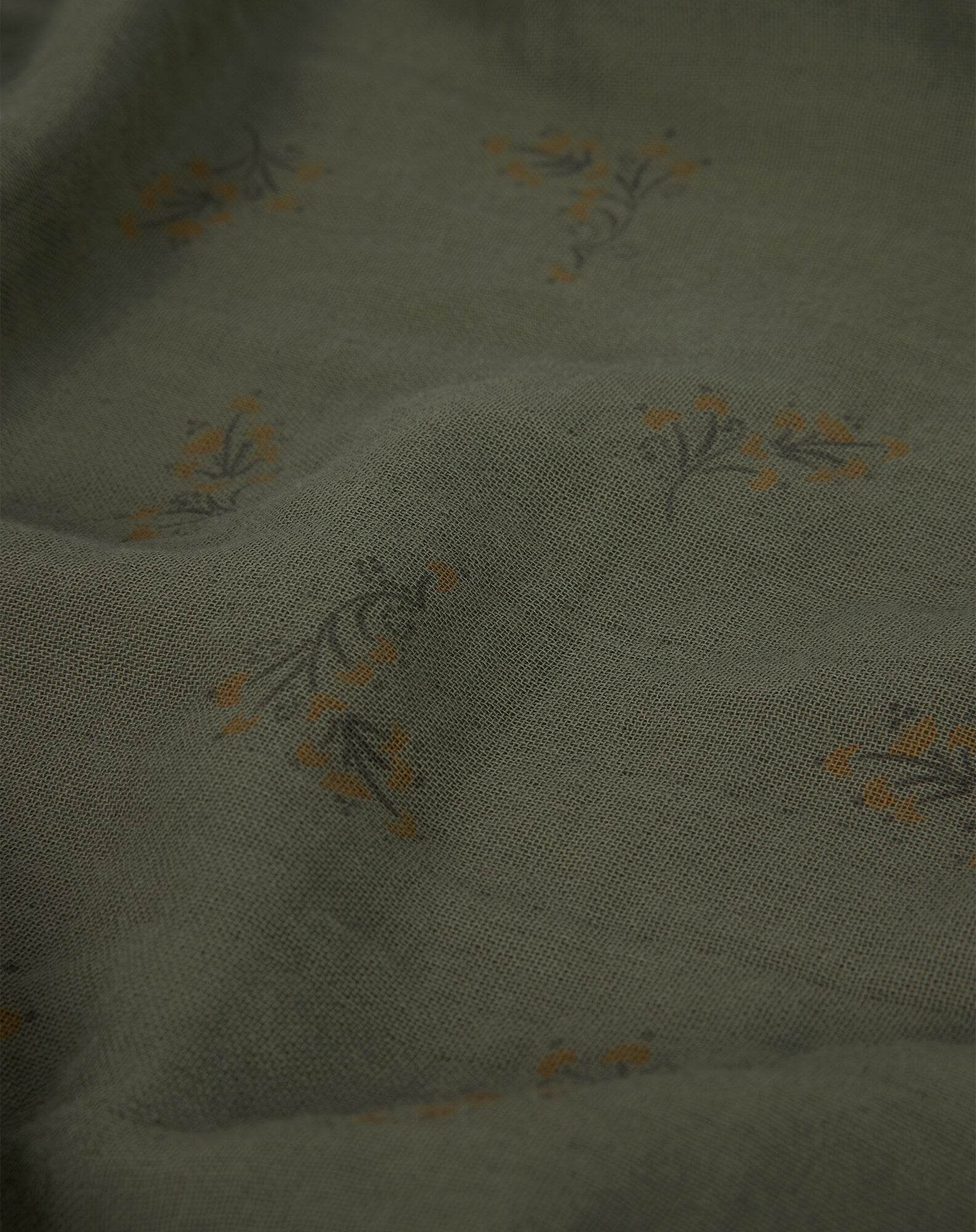Drap housse pour couffin en double gaze de coton lavé Wabi-Sabi