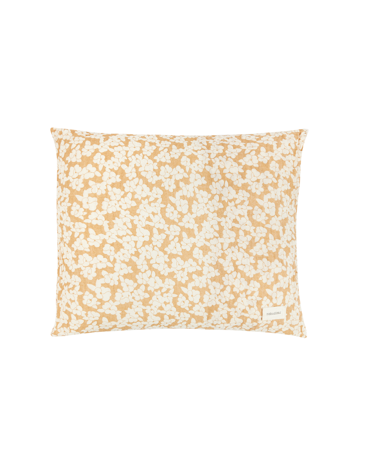 Funda de almohada de doble gasa de algodón lavado 60 x 60 cm Wabi-Sabi