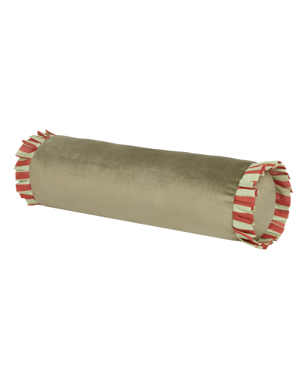 Coussin traversin en eco-velours Emily