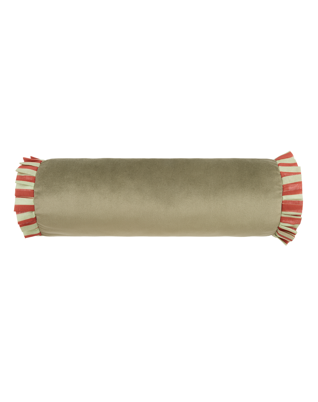 Coussin traversin en eco-velours Emily