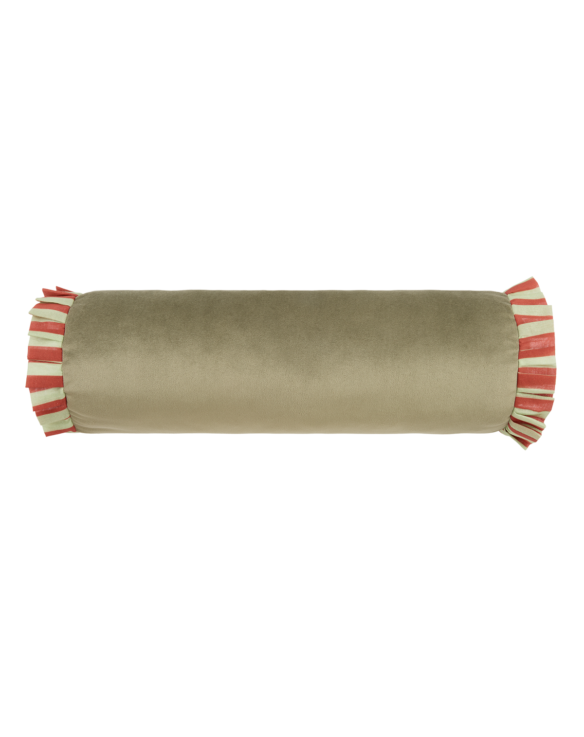 Coussin traversin en eco-velours Emily