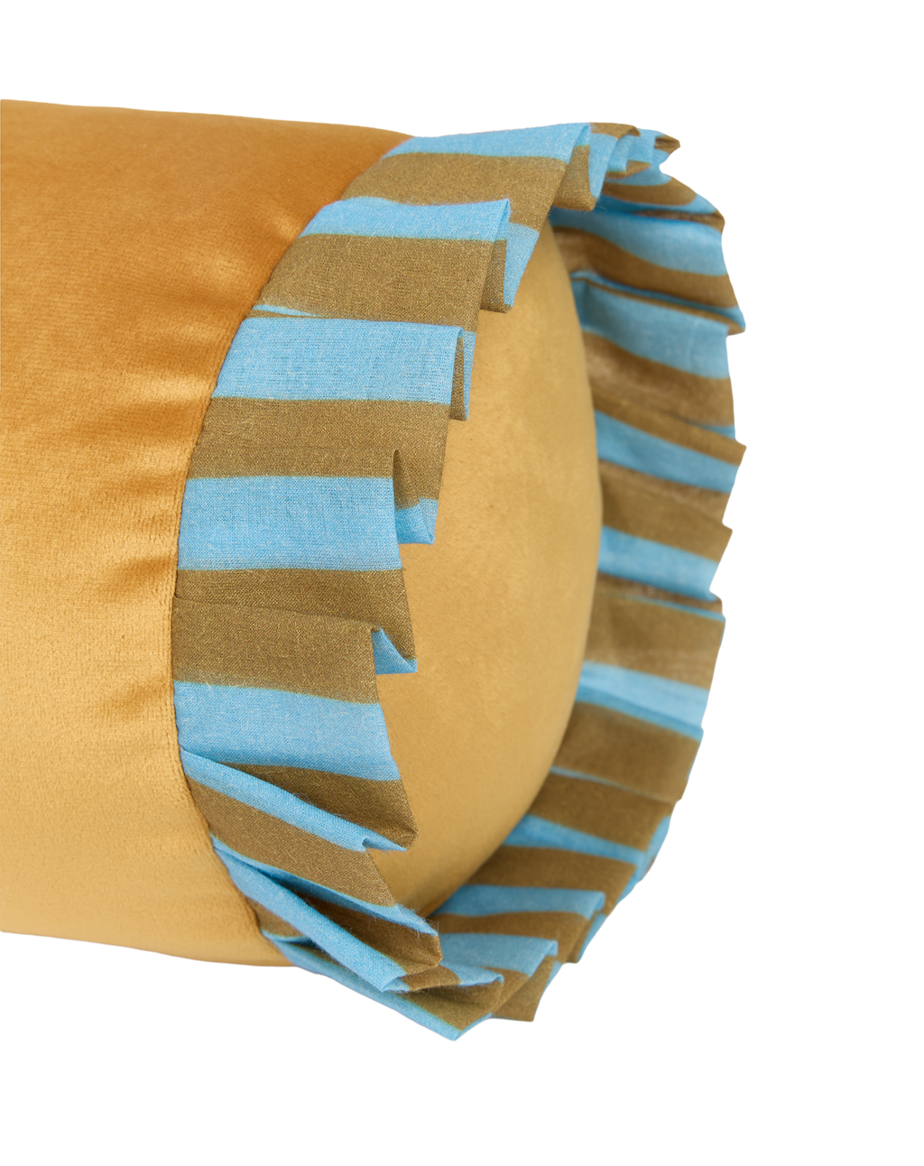 Coussin traversin en eco-velours Emily