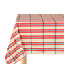 Carreaux rouge et turquoise
