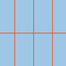 Blue red grid