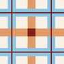 Brown blue checks