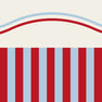 Vagues bleues et rouges